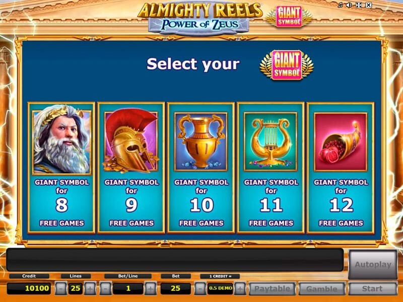 Игровой автомат Almighty Reels Power of Zeus